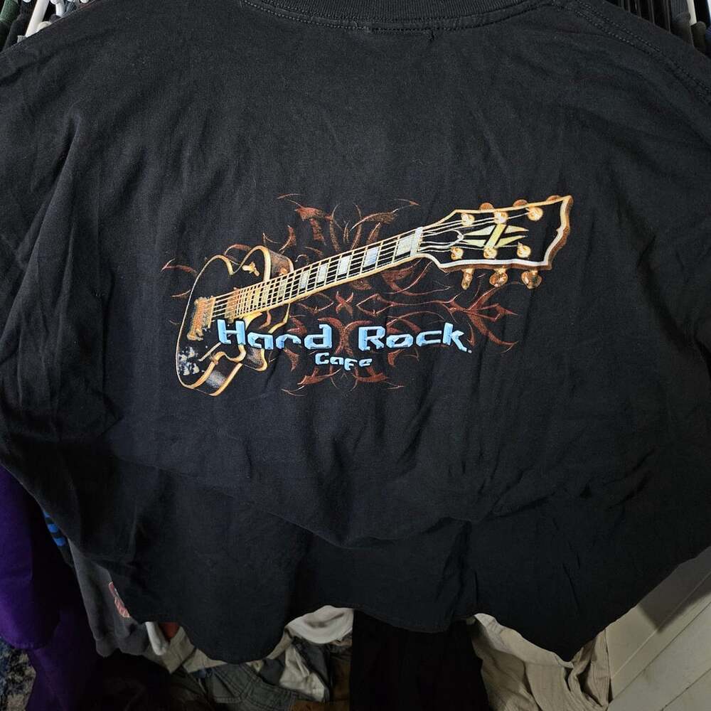Hard Rock Cafe Myrtle Beach Guitar T-Shirt Size XX-Large Black